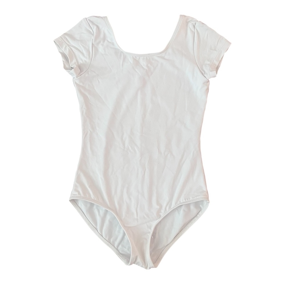 Bloch (8|10) White Cap Sleeve Leo
